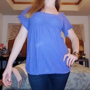 Blue purple shirt